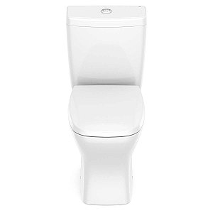 CELITE Kit Bacia com Caixa acoplada + Assento + kit instalação Modelo VIP RIMLESS