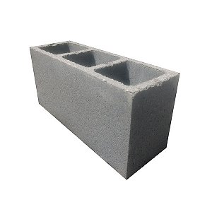 Bloco de vedação 14X19X39 com fundo