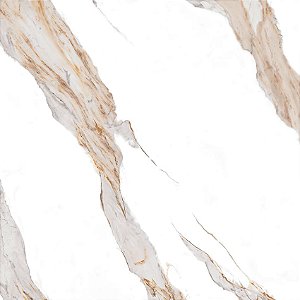 Piso Cerâmico 81x81 CALACATA BIANCO RT (90020) - Polido - FORMIGRES  - cx1,970