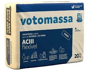VOTORAN ARG. (AC3) MAXI COLA CINZA 20KG (6132436)