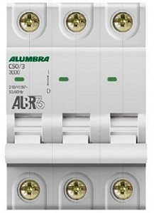 ALUM DISJUNTOR TRIPOLAR 050 AMP C (39447) C50/3