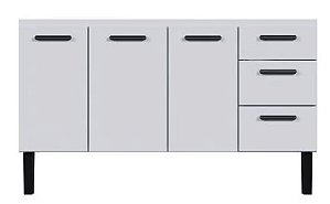 Gabinete Cozinha Aço 1,50 metros modelo ATENA Branco - Cozimax
