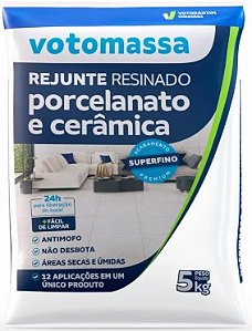 REJUNTE RESINADO PORCELANATO E CERAMICA VOTORAN 5KG - MARROM