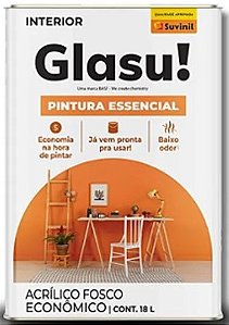 Tinta Areia Fosco Essencial 18 litros - GLASSURIT