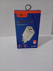 Carregador Inteligente Inova 40W - Modelo CAR-3135
