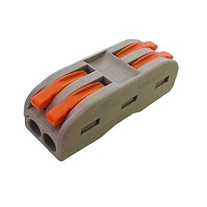 Conector Elétrico Emenda Rápida Pressão 2 vias  - Mod.222