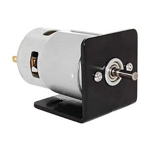Kit Mini Motor 775 12 Volts Duplo Rol. 20.000 Rpm C/ Suporte