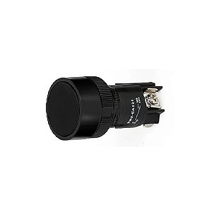 Botao Botoeira Pulsador Monobloco 1NA 22mm XB2-EA121- Preto