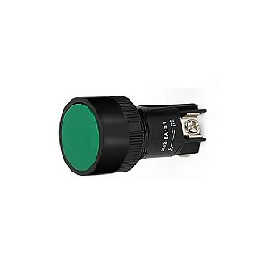 Botao Botoeira Pulsador Monobloco 1NA 22mm XB2-EA131 Verde