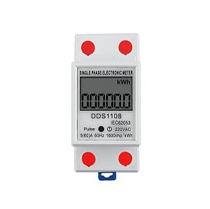 Medidor Consumo Energia Elétrica 110/220v Monofásico Digital