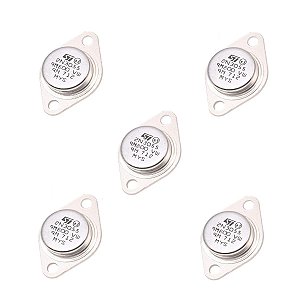 Kit 5 Transistor De Potência 2N3055 60v 15A NPN TO-3 Fonte