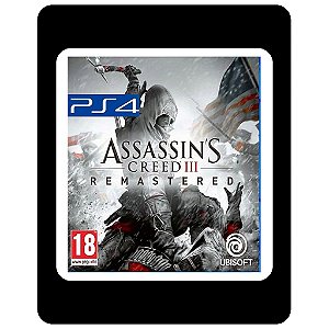 Assassin's Creed 3 III: Remastered PS4 Mídia Digital
