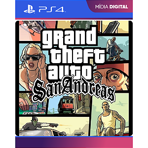 Grand Theft Auto San Andreas PS4 - Mídia Digital