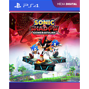 SONIC X SHADOW GENERATIONS PS4 - Midia Digital