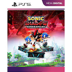 Sonic X Shadow Generations PS5 mídia digital