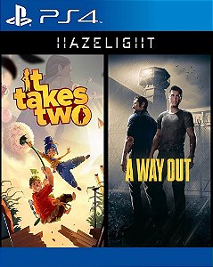 Pacote Hazelight A Way Out + It Takes Two PS4 Mídia Digital