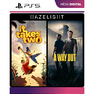 Pacote A Way Out + It Takes Two PS5 - Mídia Digital