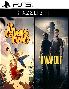 Pacote Hazelight A Way Out + It Takes Two PS5 Mídia Digital
