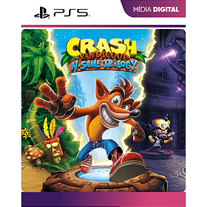 Crash Bandicoot N. Sane Trilogy PS5 Mídia Digital