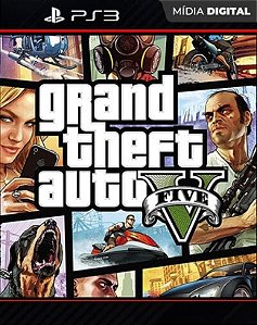 Grand Theft Auto V GTA 5 Playstation 3 Mídia Digital - Mídia Digital