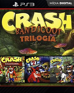 Crash 1, 2, 3 ( PS1 Classic ) Playstation 3 Mídia Digital - Mídia Digital