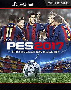 PES Pro Evolution Soccer 2017 Playstation 3 Mídia Digital - Mídia Digital