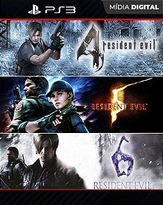 Resident Evil triple pack Playstation 3 Mídia Digital - Mídia Digital