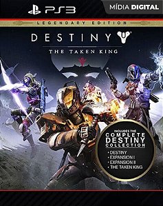 Destiny: The Taken King   Edição Lendária Playstation 3 Mídia Digital - Mídia Digital