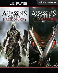 Assassins Creed Liberation HD e Freedom Cry Playstation 3 Mídia Digital - Mídia Digital