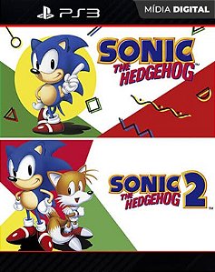 Sonic The Hedgehog 1 e 2 Playstation 3 Mídia Digital - Mídia Digital