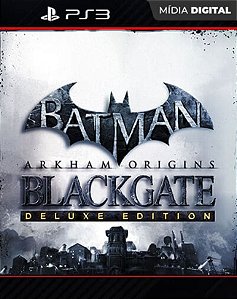 Batman: Arkham Origins Blackgate   Deluxe Edition Playstation 3 Mídia Digital - Mídia Digital