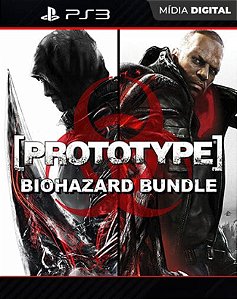 Prototype biohazard bundle Playstation 3 Mídia Digital - Mídia Digital