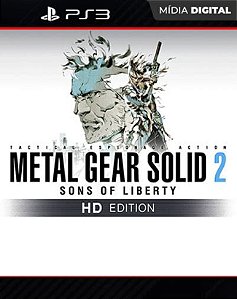 Metal Gear Solid 2: Sons of Liberty   HD Edition Playstation 3 Mídia Digital - Mídia Digital
