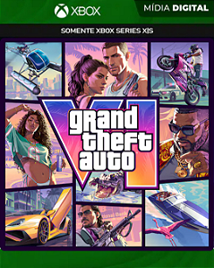 GTA 6 Xbox Series X|S GRAND THEFT AUTO VI - Mídia Digital PRÉ VENDA