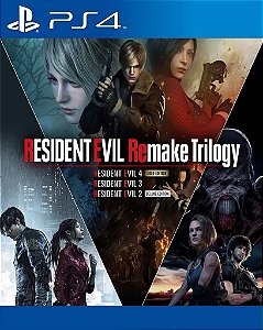 Resident Evil Remake Trilogy PS4 - Midia Digital