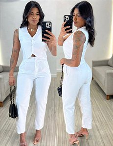Conjunto Branco Elegante