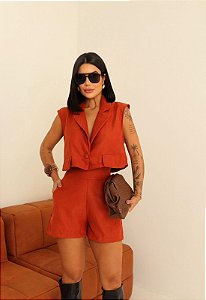 Conjunto Suede Elegante