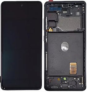FRONTAL TELA DISPLAY SAMSUNG S20FE / S20 FE (G780 G781) COM ARO OLED 1 LINHA