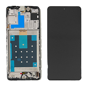 Frontal Tela Display Samsung M55 5g M556 Com Aro Original