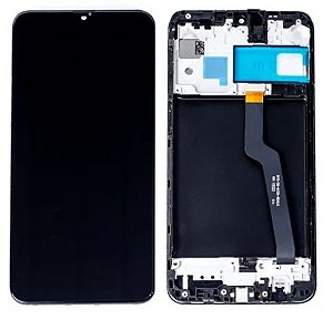 FRONTAL TELA DISPLAY SAMSUNG A10 (A105) COM ARO 1 LINHA