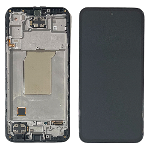 Frontal Tela Display Samsung M35 5g M356 Com Aro Original