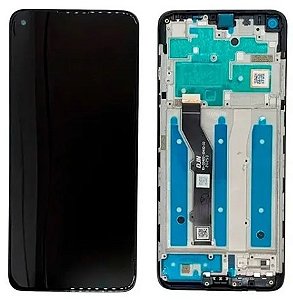 FRONTAL TELA DISPLAY MOTOROLA MOTO G9 PLUS (XT2087) COM ARO 1 LINHA