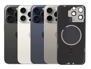 TAMPA TRASEIRA APPLE IPHONE 16 PRO COM LENTE ARO E ANEL MAGNETICO