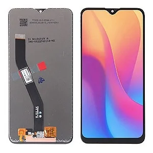 FRONTAL DISPLAY REDMI 8/8A - ORIG/VEZR S/ARO - PRETO