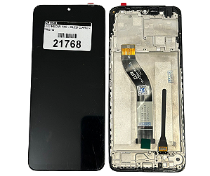 FRONTAL DISPLAY REDMI 14C - ORIGINAL CHINA C/ARO - PRETO