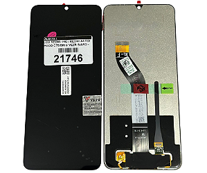 FRONTAL DISPLAY REDMI 14C / REDMI A4 5G/POCO C75  ORIG VEZR/SVC S/ARO - PRETO