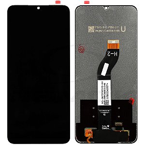 FRONTAL DISPLAY REDMI 13C/POCO C65 - ORIG VEZR/SVC S/ARO - PRETO (VERSAO H-2)
