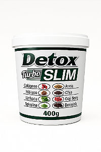 Detox Turbo Slim – Pote 400g | Fonte de Fibras Naturais