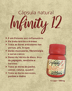 Infinity 12 | 12 capsulas -  500mg