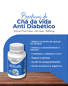 Anti Diabético | Natus Plus  60 Capsulas - 500mg